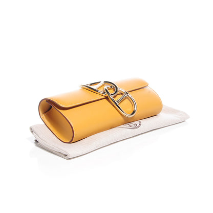Hermes Veau Tadelakt Egee Clutch Soleil 4 of 9