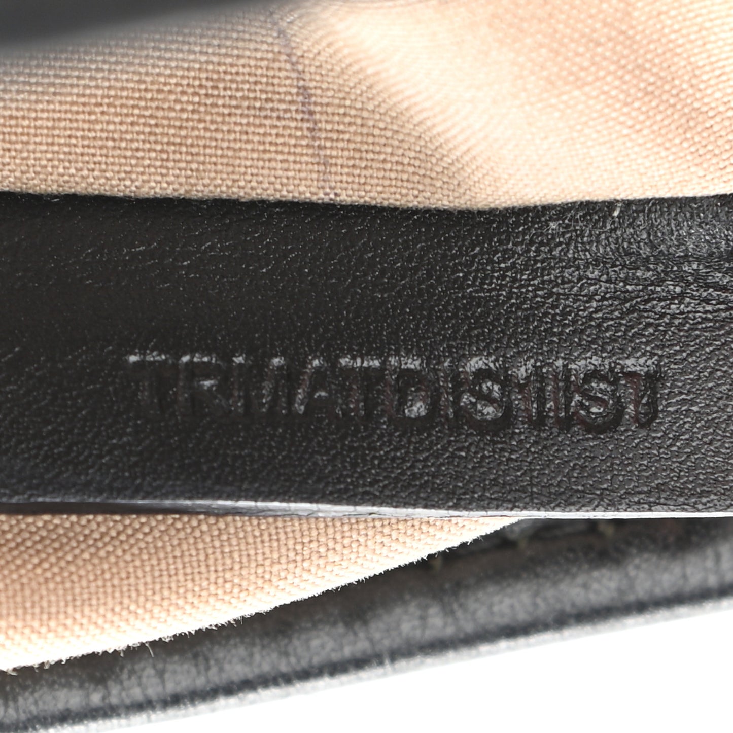 House Check Buckle Tote Black