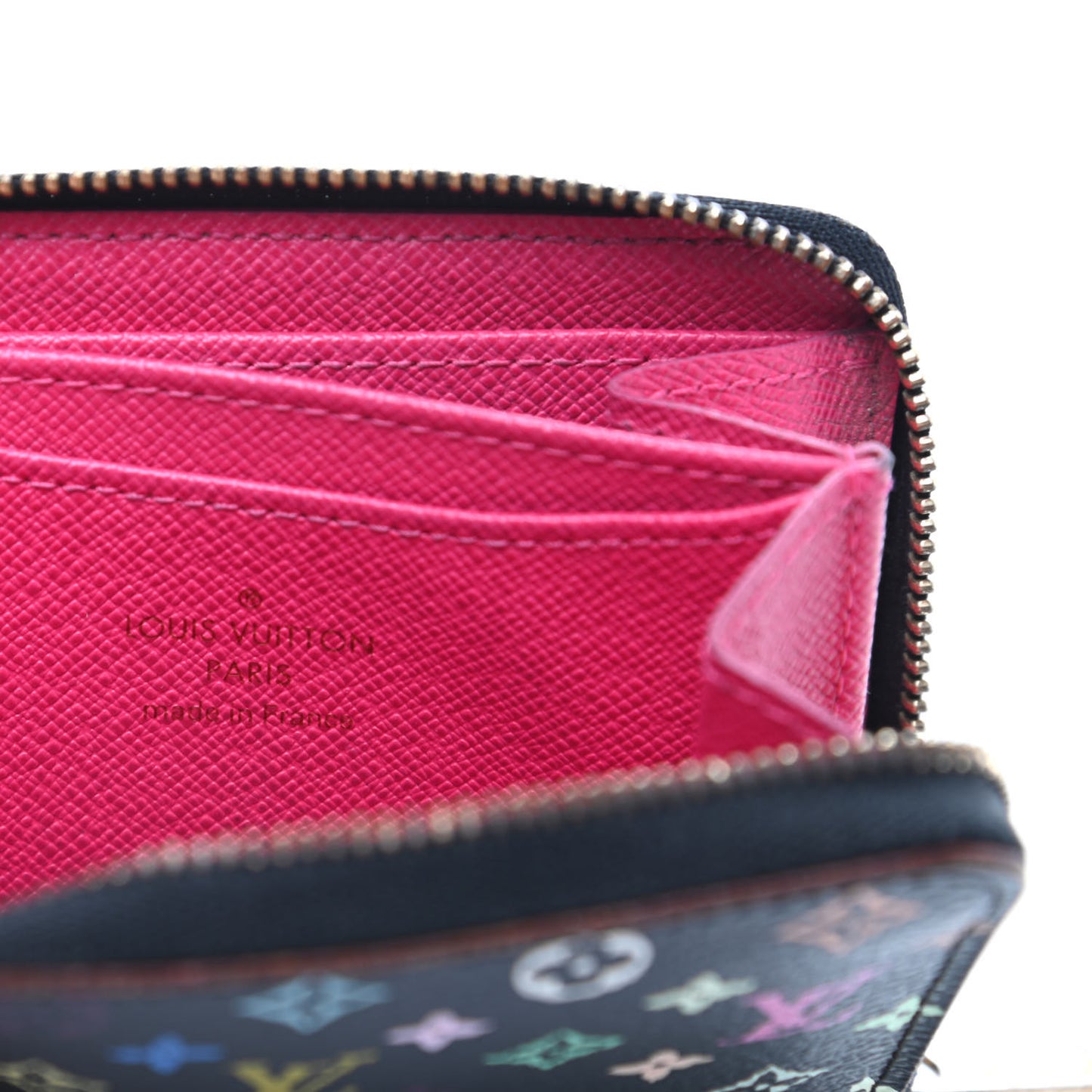 Monogram Multicolor Zippy Coin Purse Black Grenade