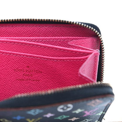 Louis Vuitton Monogram Multicolor Zippy Coin Purse Black Grenade 6 of 8