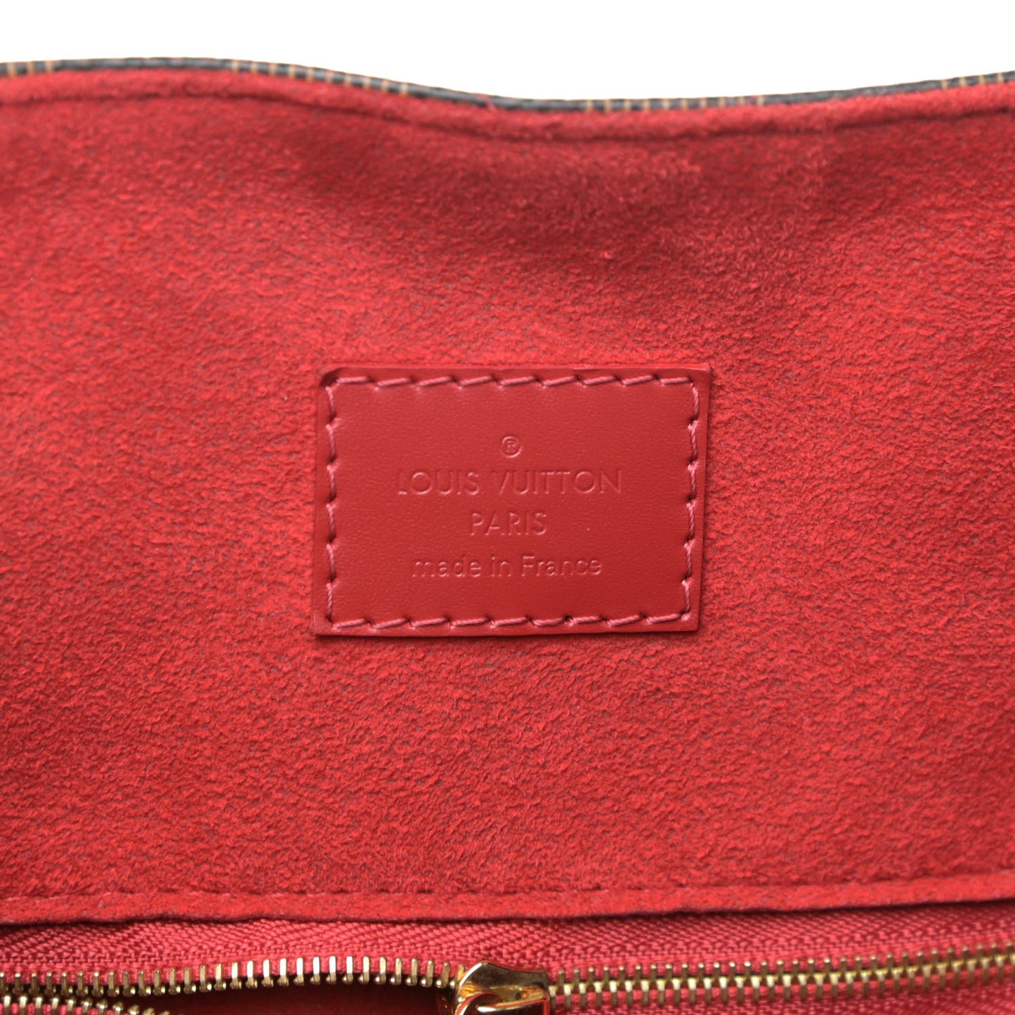 Damier Ebene Caissa Hobo Cherry