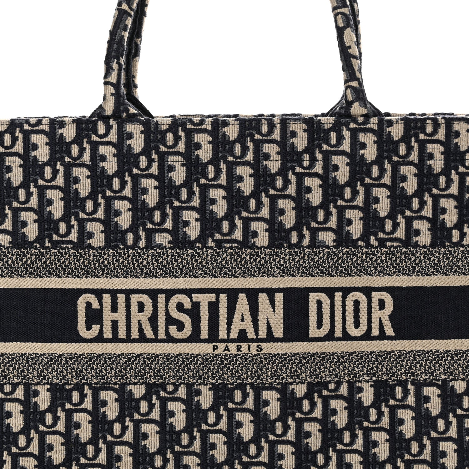 Christian Dior Oblique Medium Book Tote Blue Multicolor 8 of 14