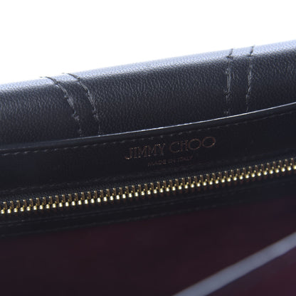 Jimmy Choo Suede Small Lockett Shoulder Bag Bordeaux 8 of 9