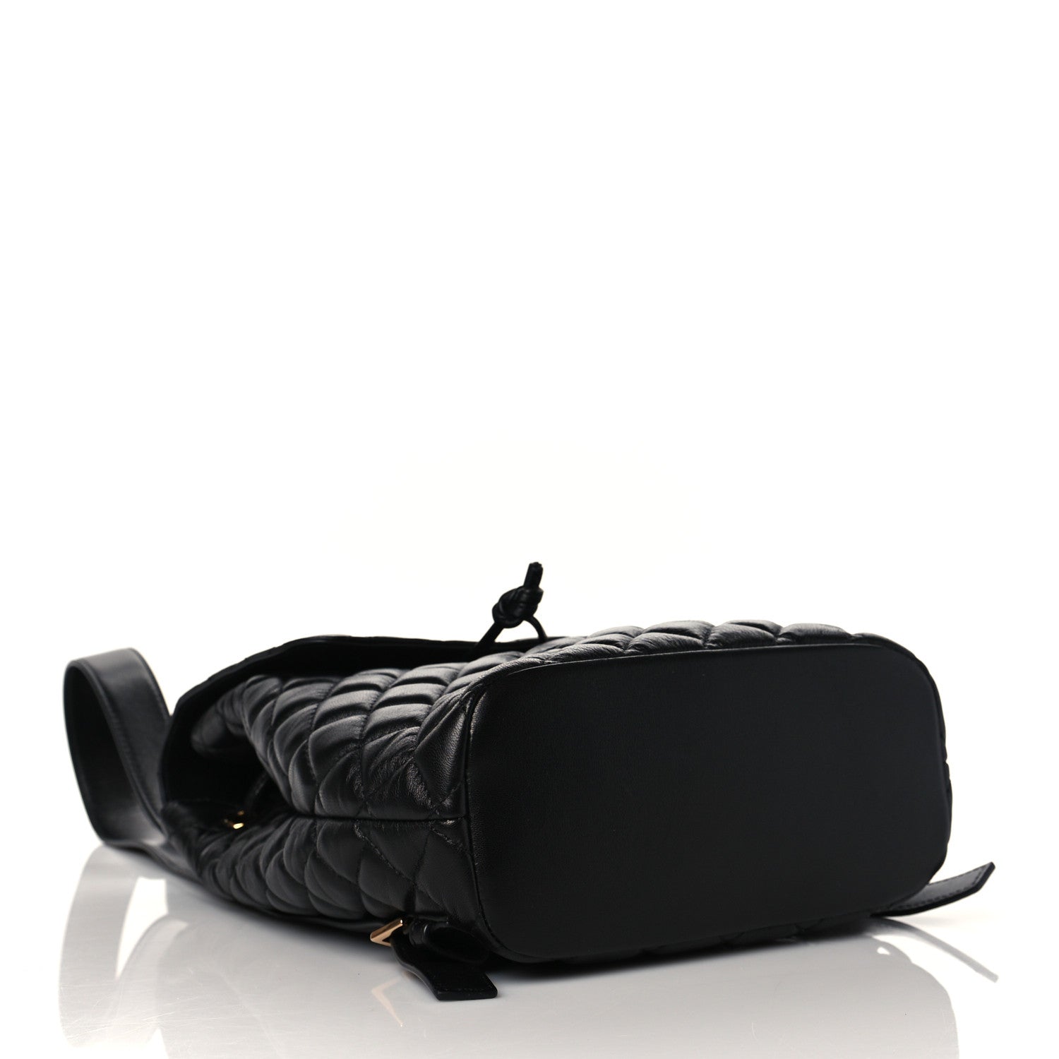 Versace Calfskin Quilted Medusa Backpack Black 4 of 10