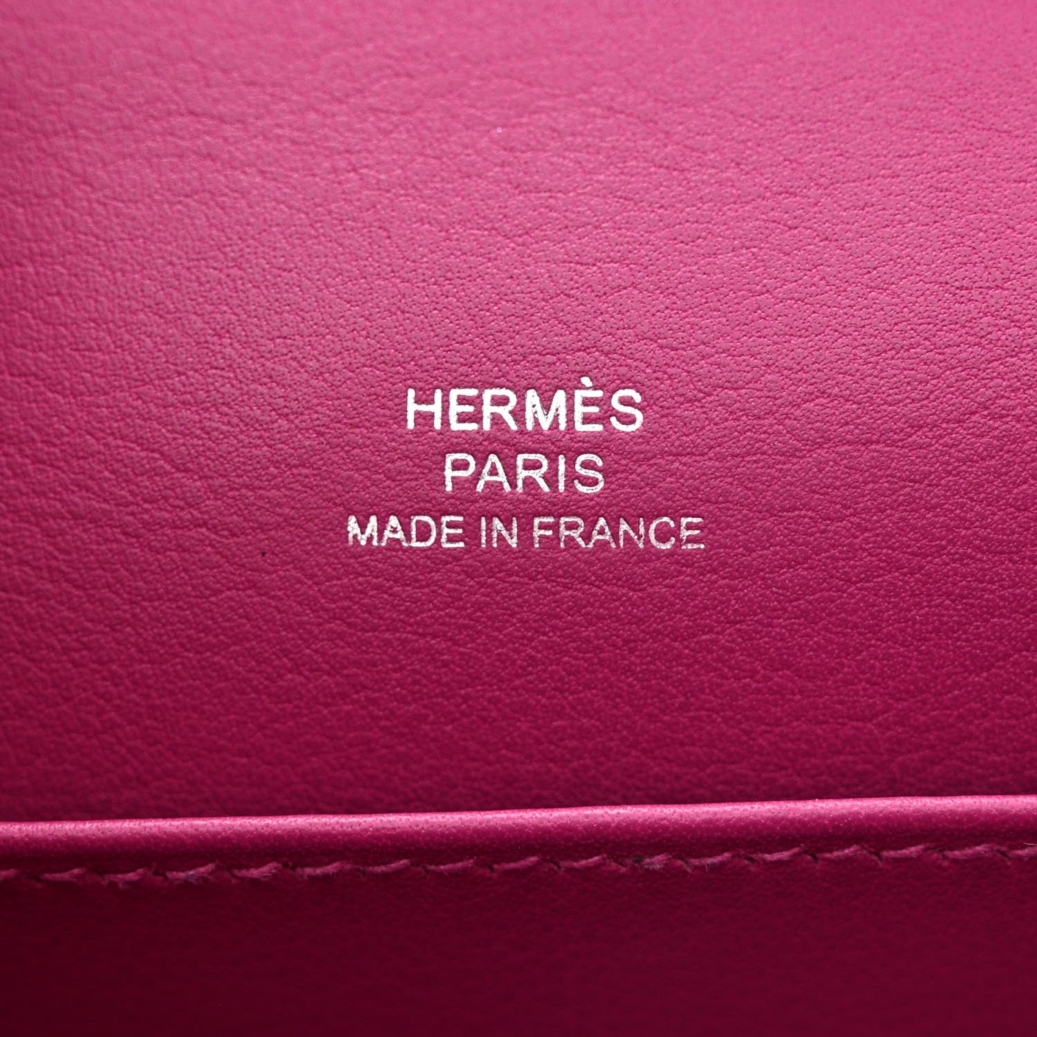 Hermes Swift Kelly Pochette Clutch Rose Pourpre 6 of 10