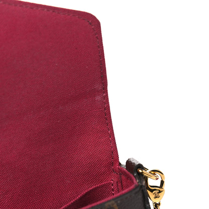 Louis Vuitton Monogram Pochette Felicie Chain Wallet Fuchsia 6 of 11