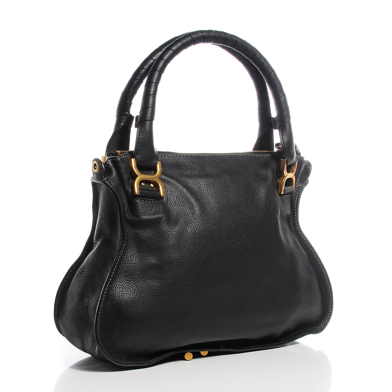 Chloe Calfskin Medium Marcie Satchel Black 3 of 11