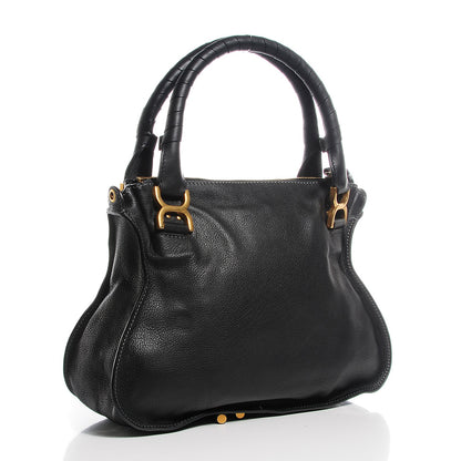 Chloe Calfskin Medium Marcie Satchel Black 3 of 11