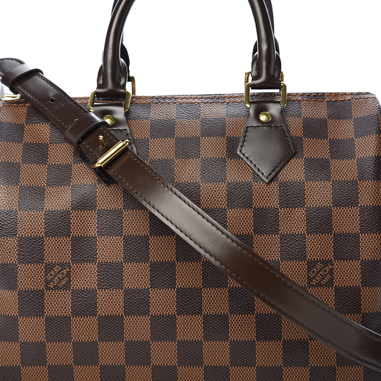 Damier Ebene Speedy Bandouliere 25