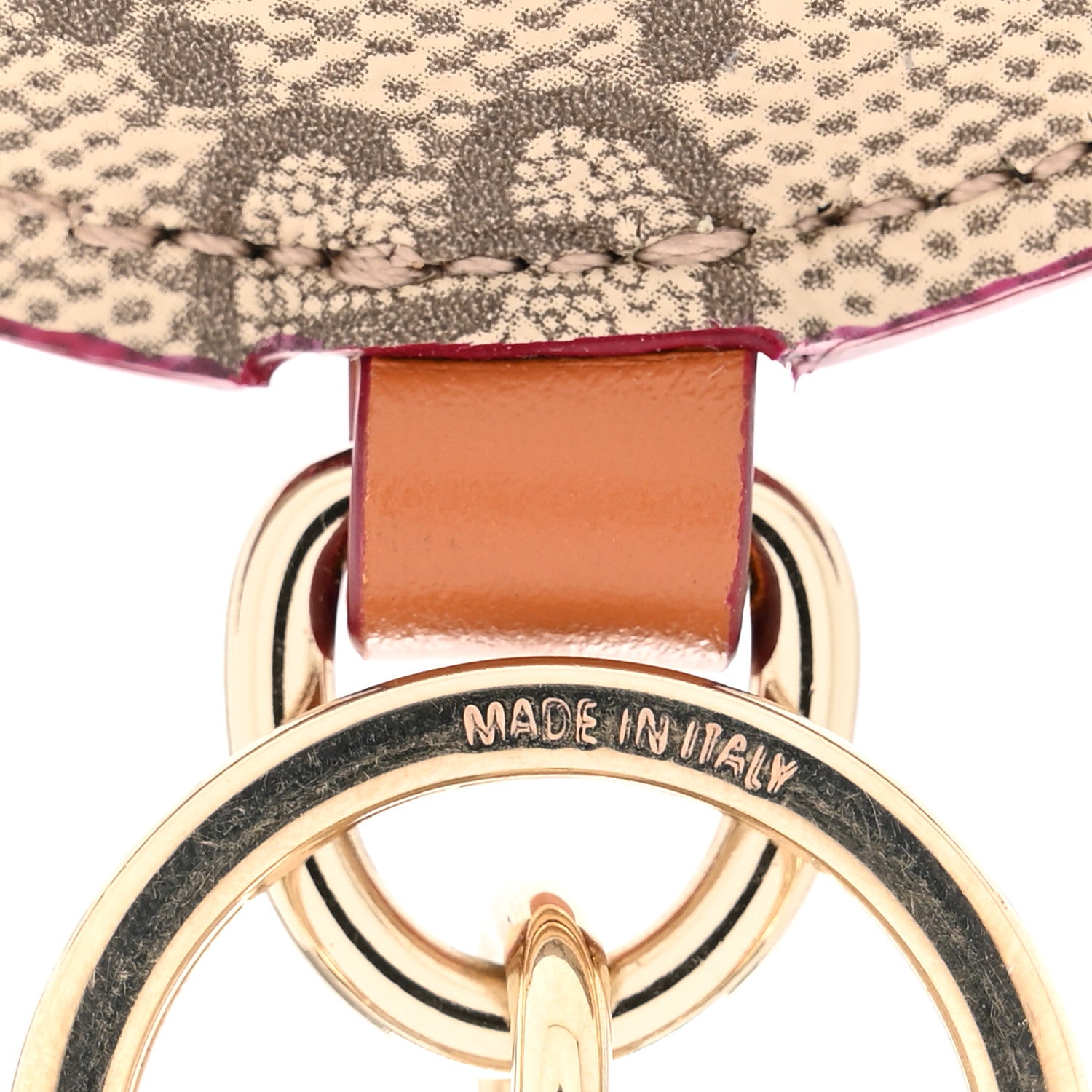 Gucci GG Supreme Monogram Panda Key Charm 7 of 10