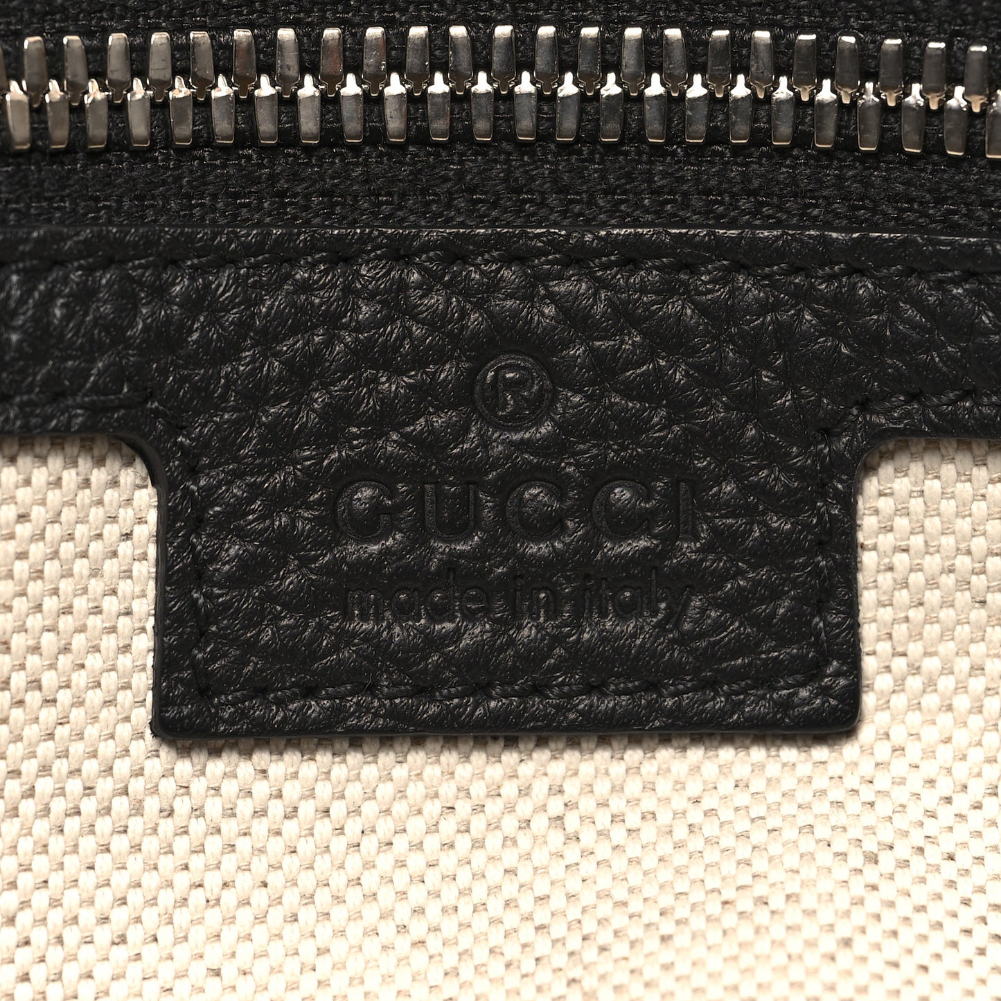Piuma Calfskin Jumbo GG Embossed Large Duffle Bag Black