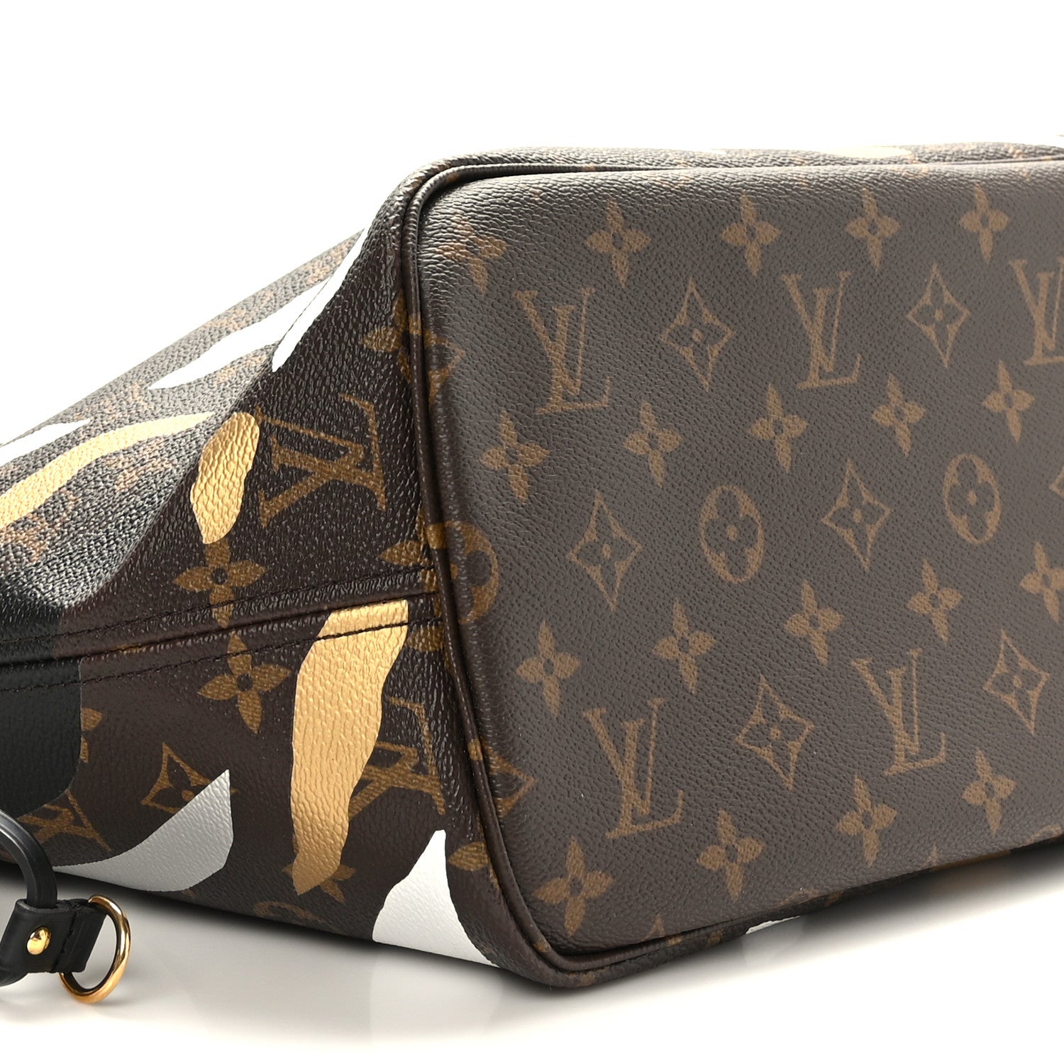 Louis Vuitton X LOL Monogram Neverfull MM Gold Silver 8 of 9