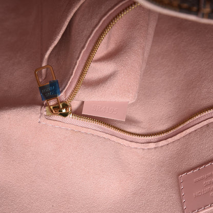 Louis Vuitton Damier Ebene Caissa Hobo Rose Ballerine 7 of 7