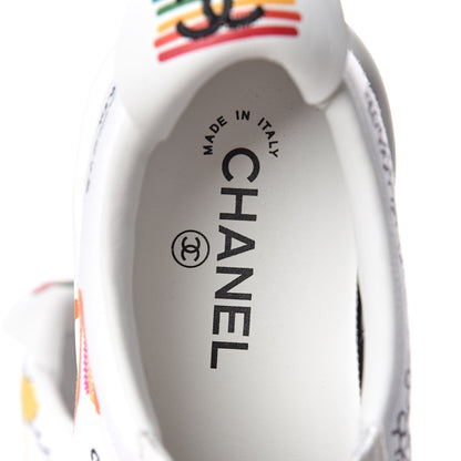 Chanel x Pharrell Williams Calfskin Womens Sneakers 40 White 5 of 10