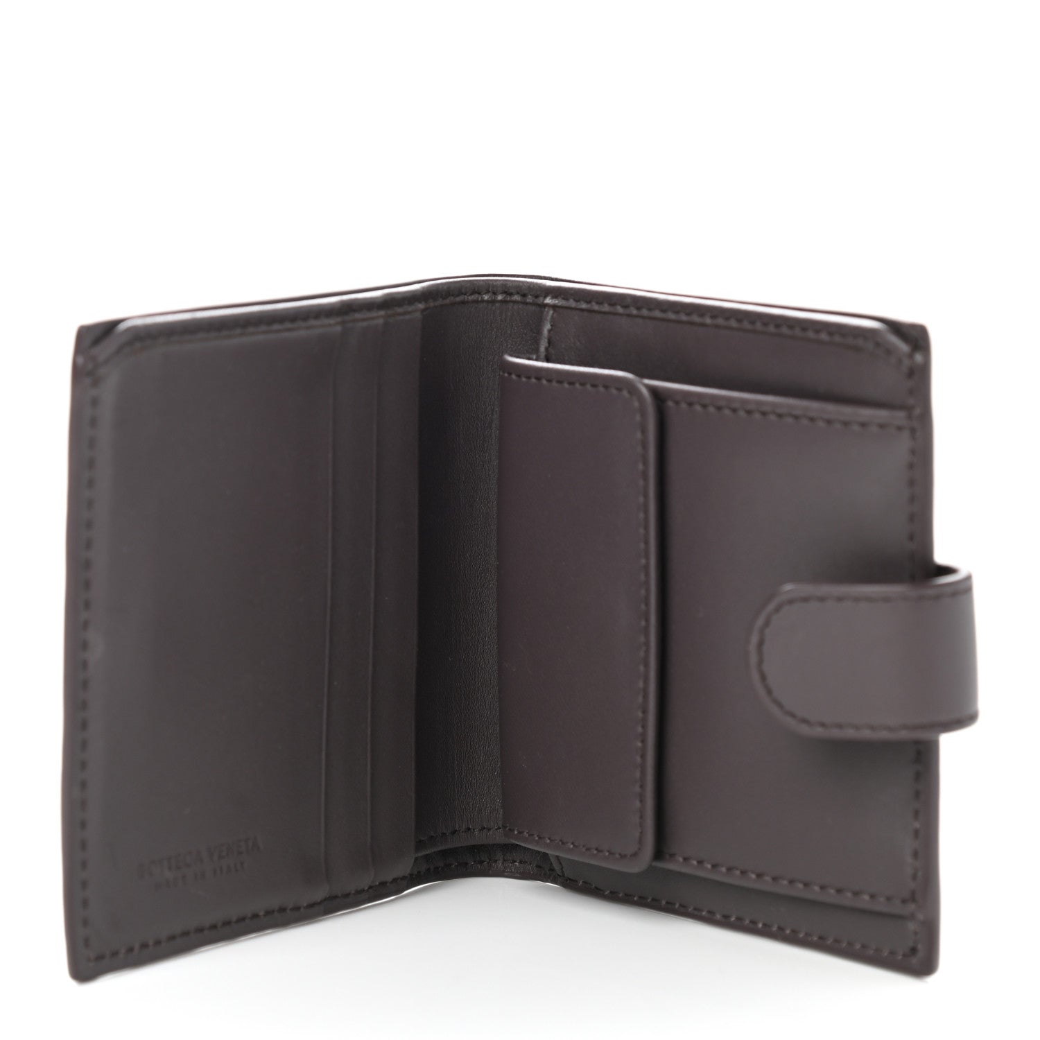 Bottega Veneta Nappa Intrecciato Mini Wallet Ebano 5 of 8