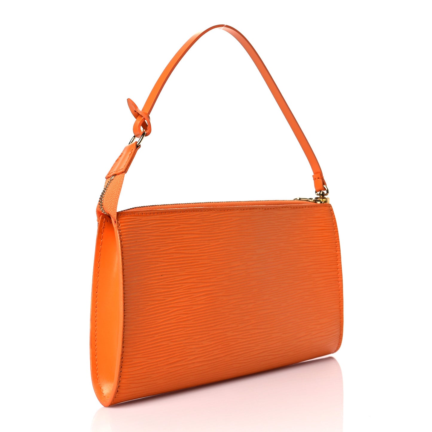 Epi Pochette Accessories 24 Mandarin