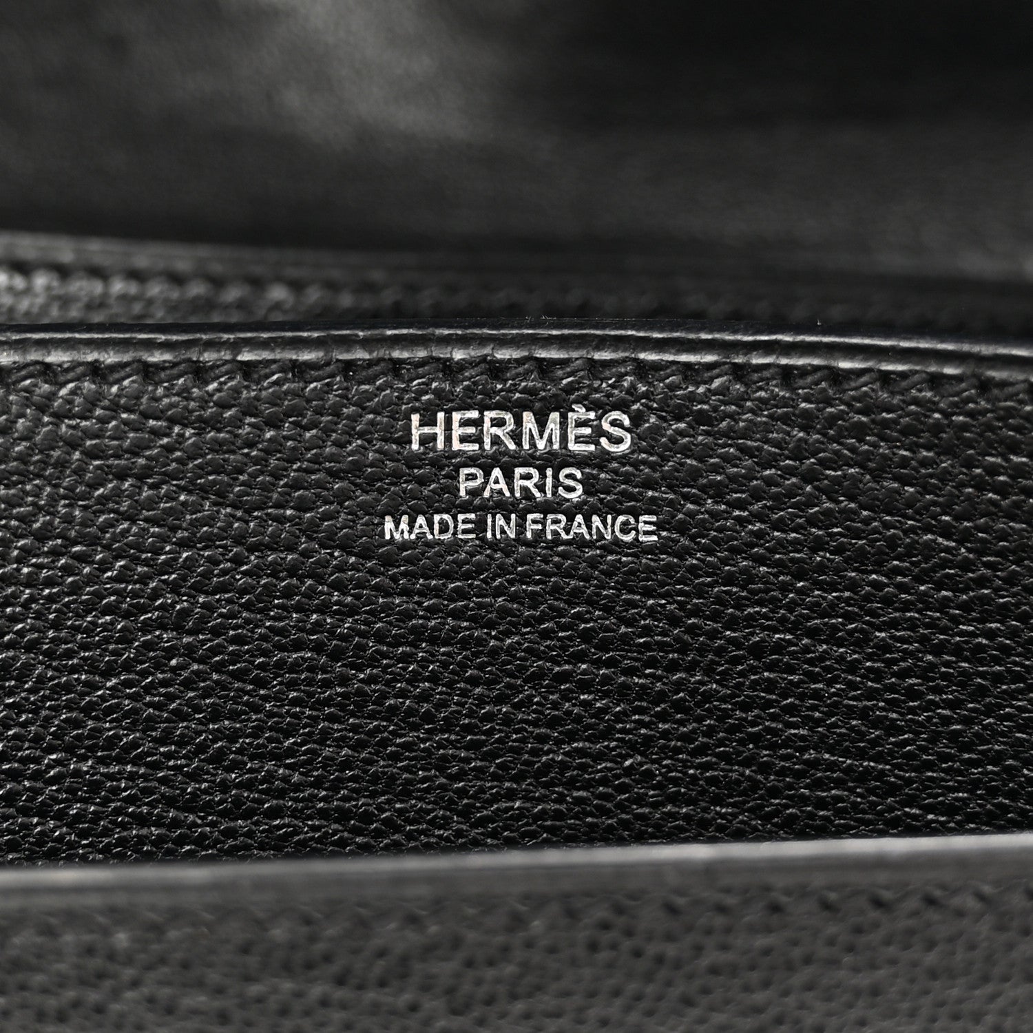 Hermes Chevre Mysore Verrou Clutch Black 6 of 14