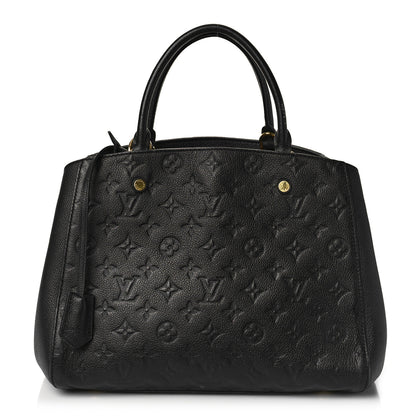 Louis Vuitton Empreinte Montaigne MM Black 1 of 11