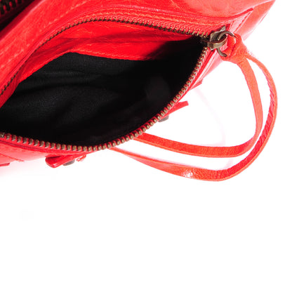 Balenciaga Agneau Shoulder Bag Vermillion 6 of 11