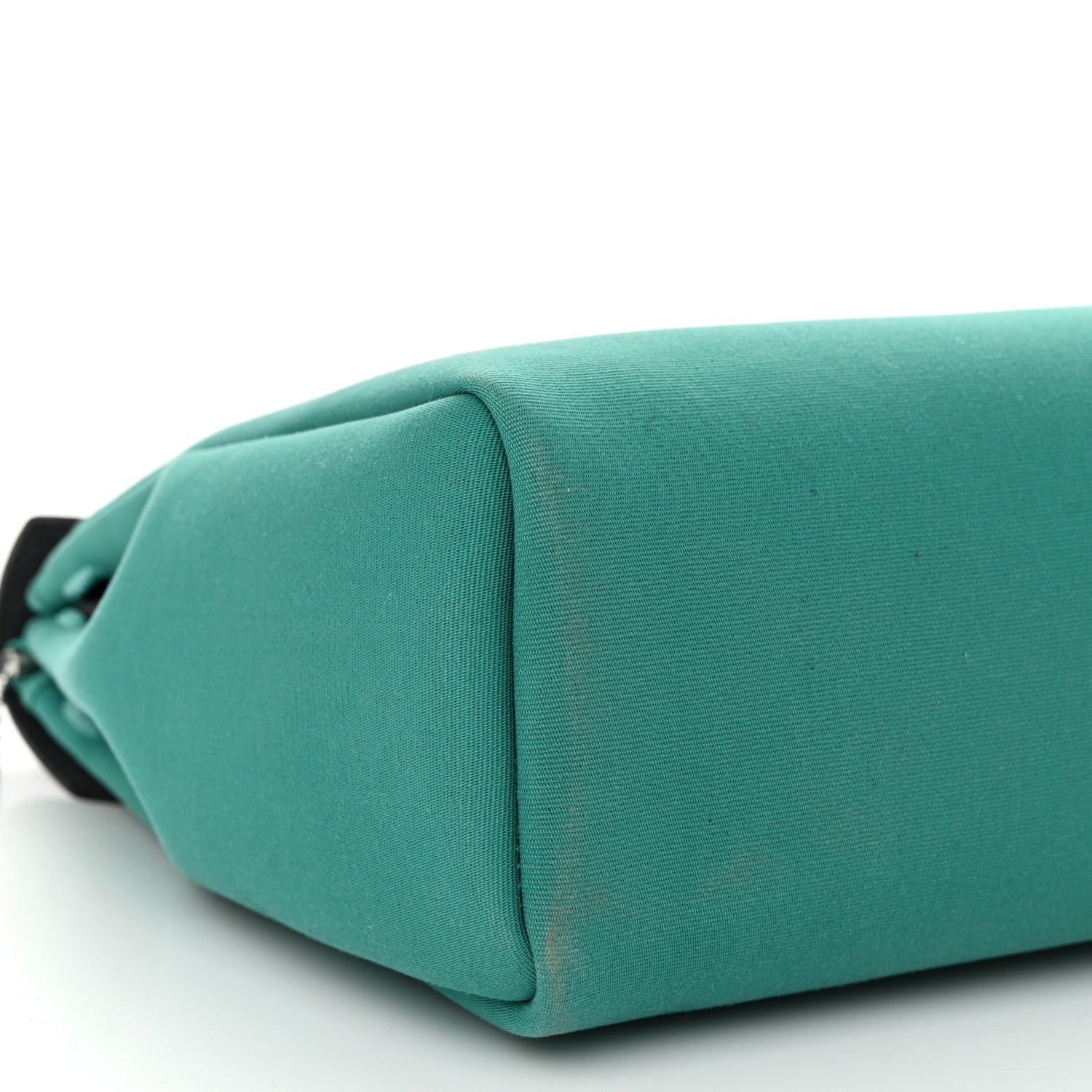 Hermes Military Toile Vache Hunter Laque Horseshoe Herbag Zip Retourne PM 31 Malachite 10 of 12