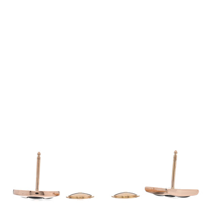 Louis Vuitton 18K Pink Gold Grey Mother of Pearl Color Blossom Star & Sun Stud Earrings 3 of 5