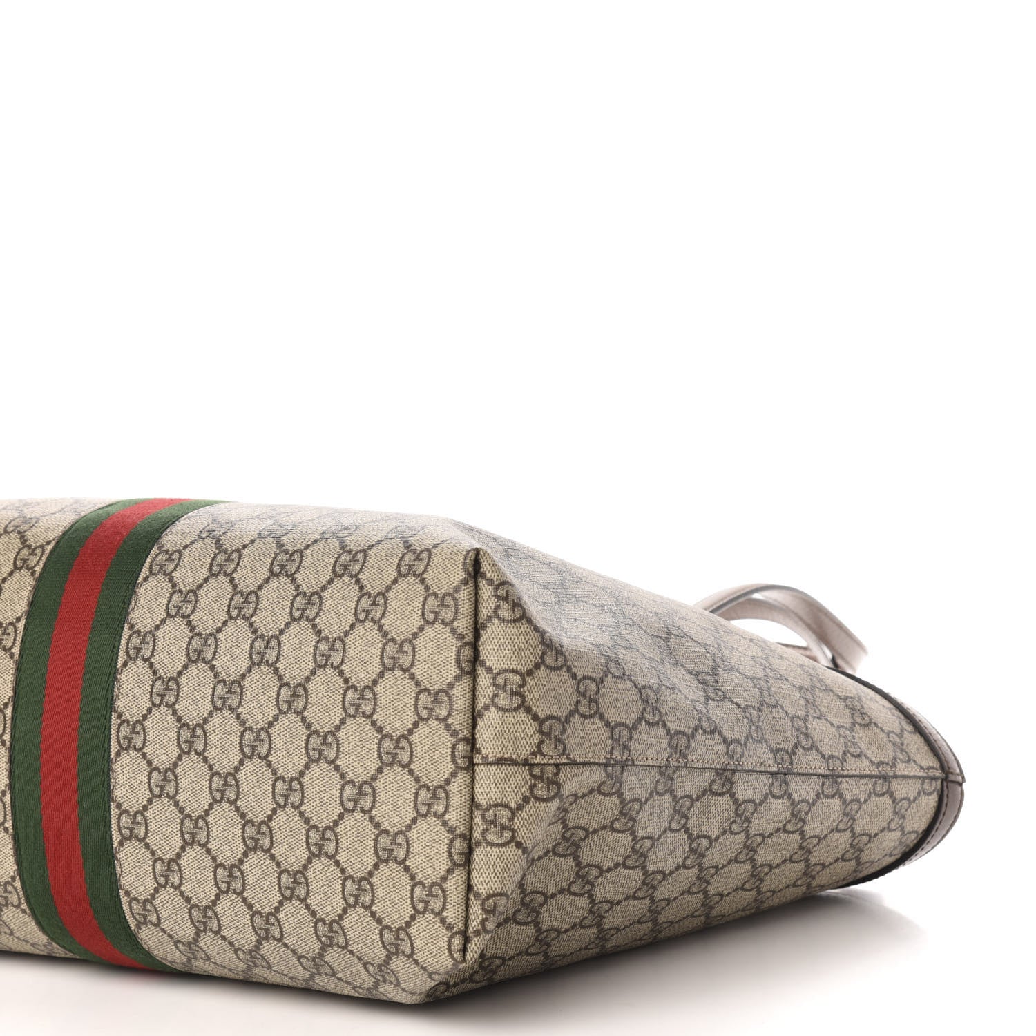 Gucci GG Supreme Monogram Medium Ophidia Shopping Tote Brown 11 of 12