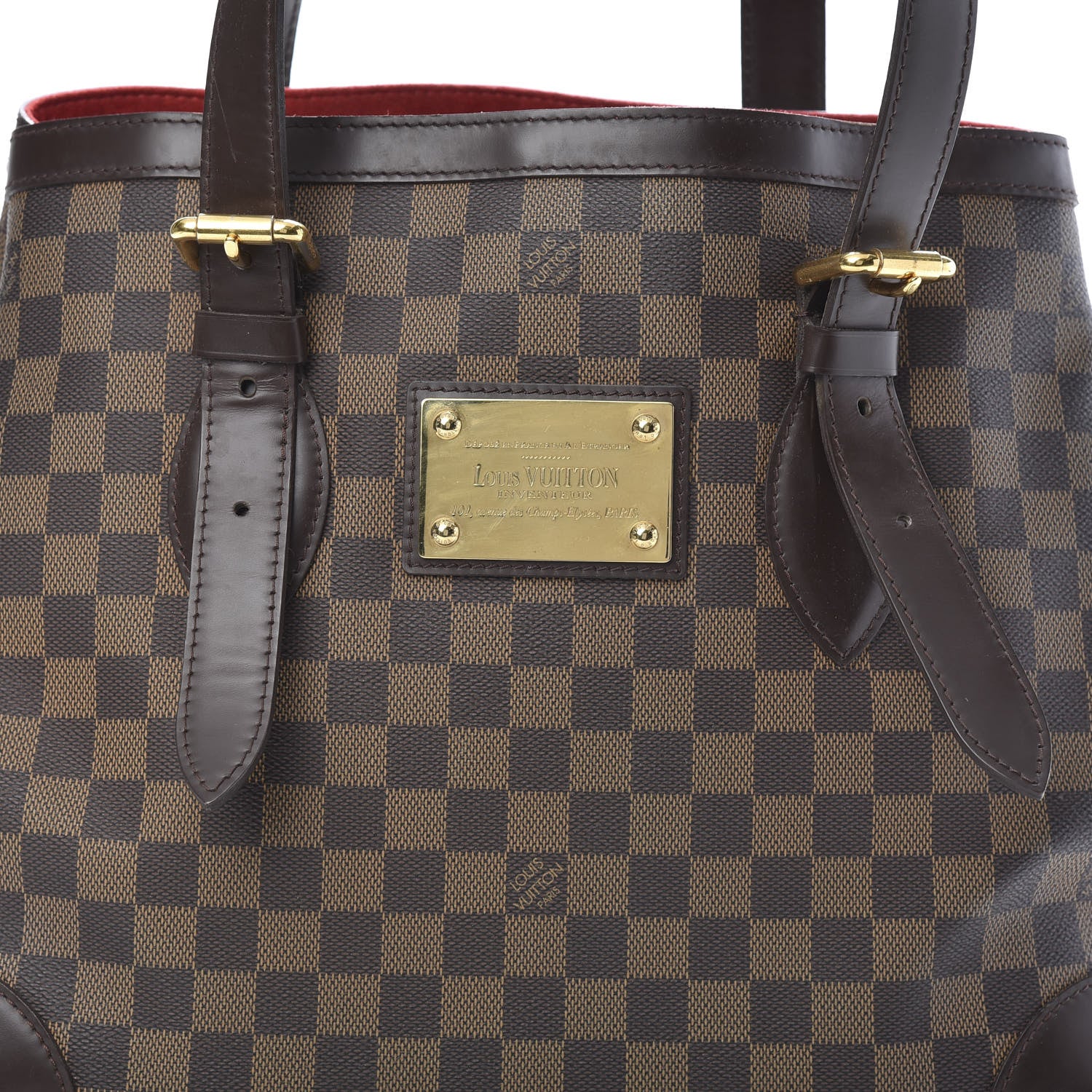 Louis Vuitton Damier Ebene Hampstead MM 8 of 14