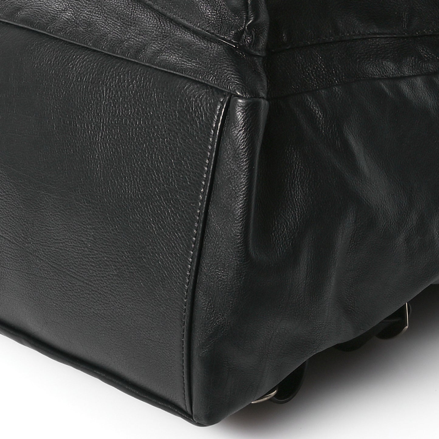 Calfskin Medium Biker Backpack Black