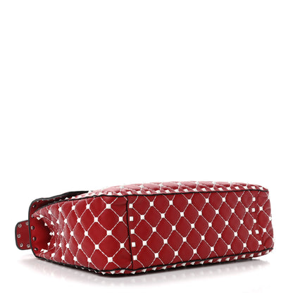 Valentino Garavani Lambskin Large Free Rockstud Spike Shoulder Bag Rosso Valentino 3 of 5
