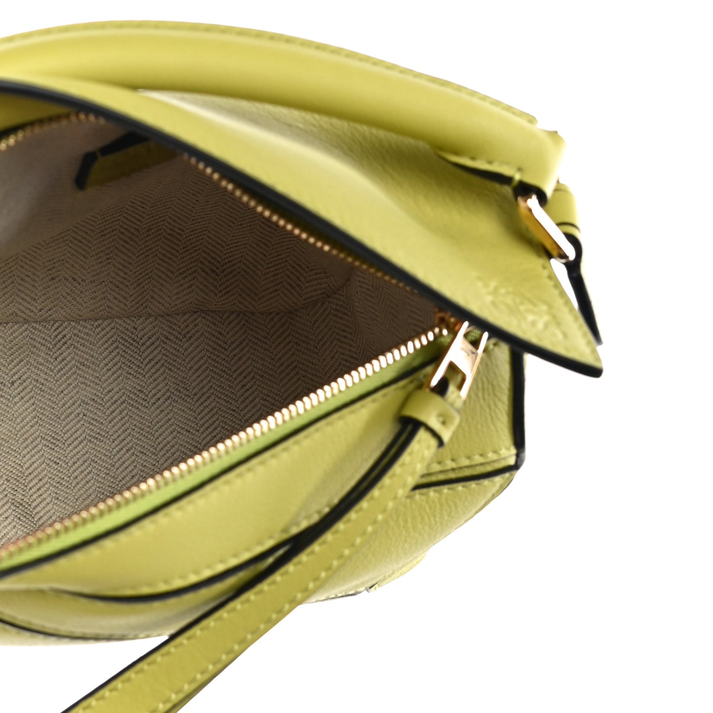 Calfskin Mini Puzzle Bag Green