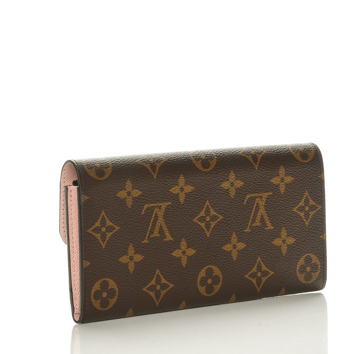 Monogram Emilie Wallet Rose Ballerine