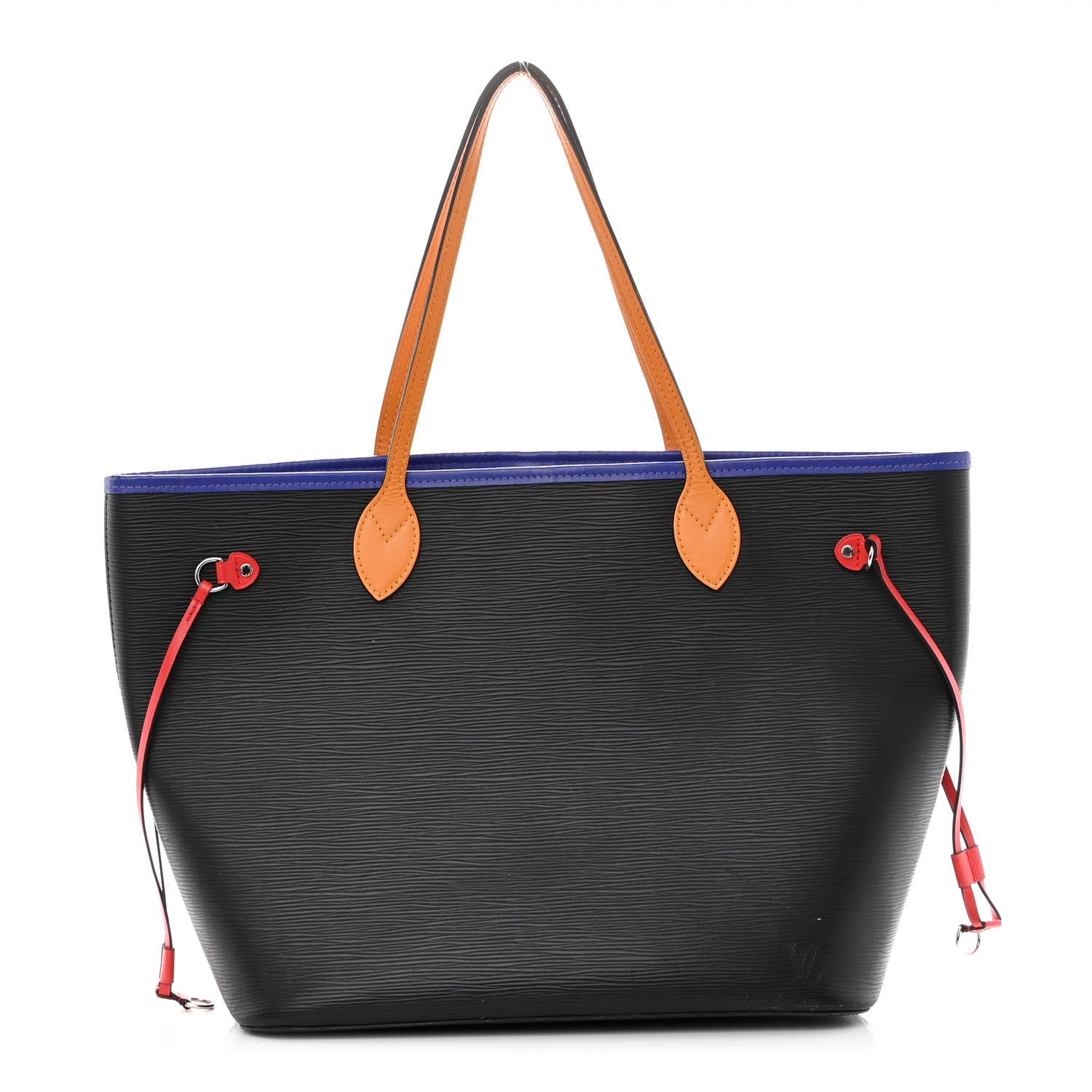 Louis Vuitton Epi Neverfull MM Noir Figue Safran 3 of 12