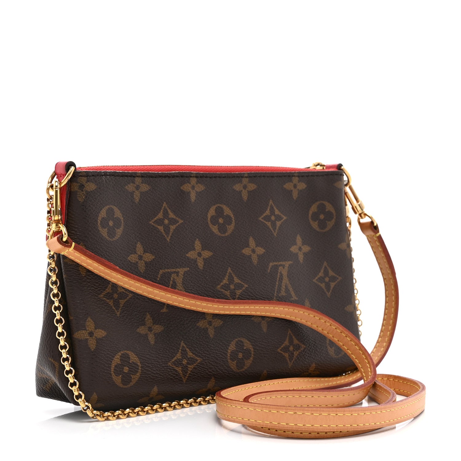 Louis Vuitton Monogram Pallas Clutch Poppy 3 of 10