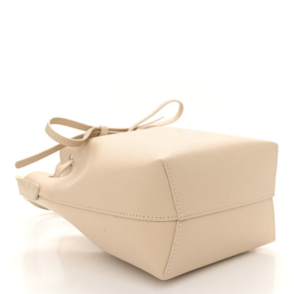Mansur Gavriel Saffiano Mini Bucket Bag Beige 4 of 10