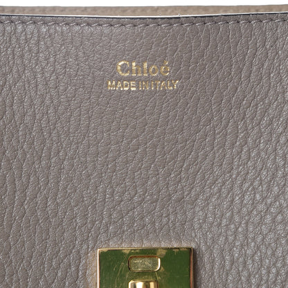 Chloe Grained Lambskin Mini Drew Shoulder Bag Motty Grey 6 of 10