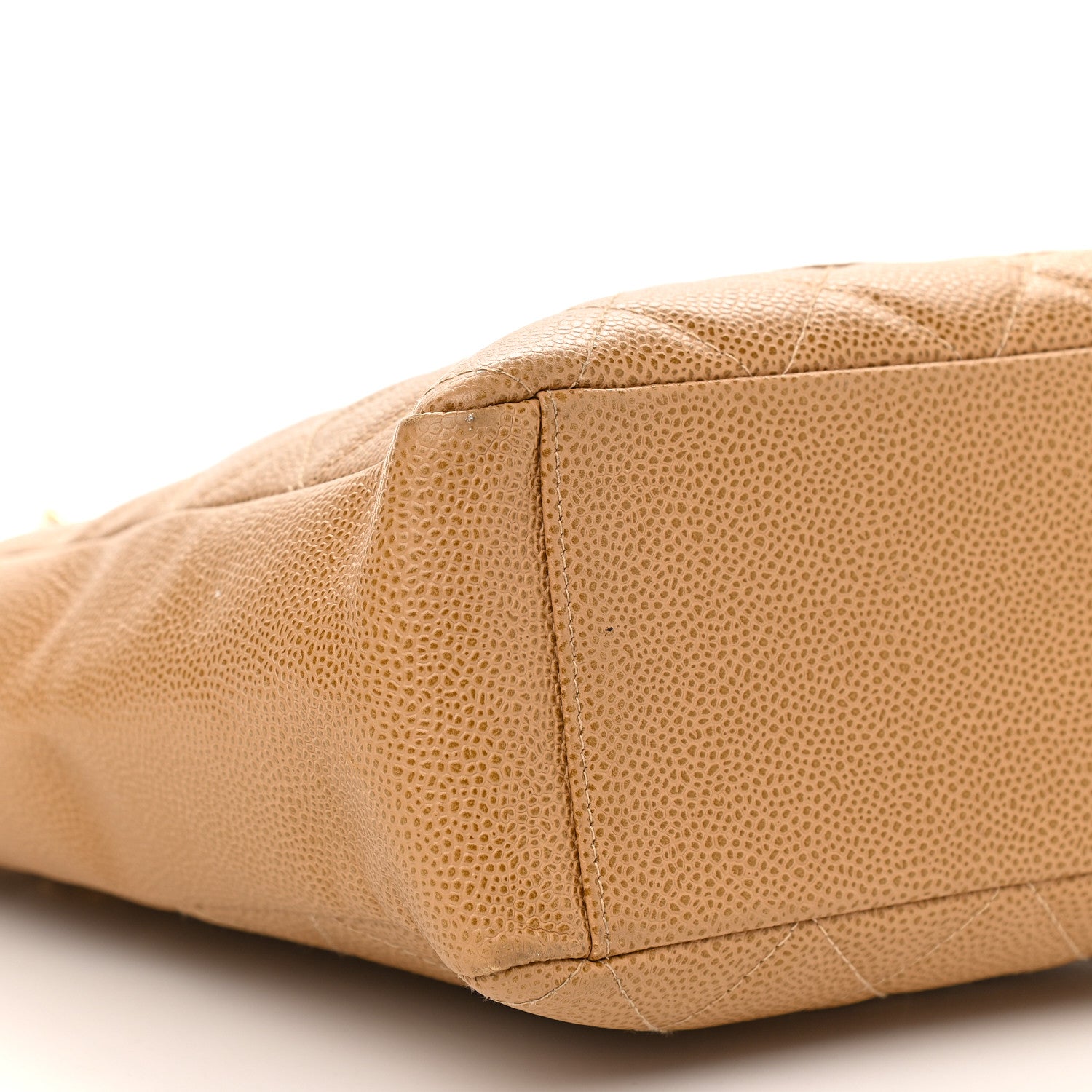 Chanel Caviar Quilted Petit Shopping Tote PST Beige 8 of 14
