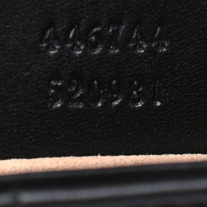 Gucci Calfskin Matelasse Studded Mini Pearly GG Marmont Shoulder Bag Black 7 of 11