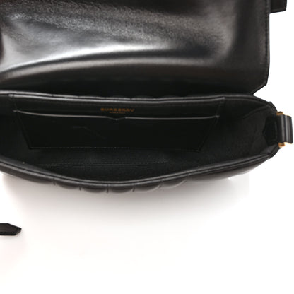 Burberry Lambskin Quilted Catherine Shoulder Bag Black 5 of 9