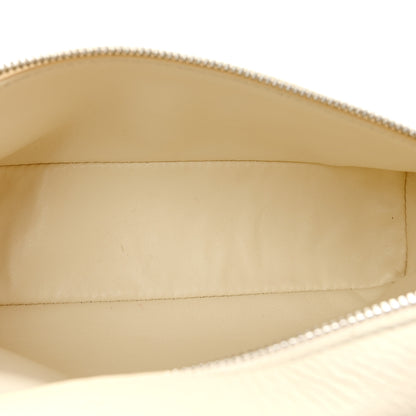 Loro Piana Grained Calfskin L19 Extra Pocket Pouch Whisper White 5 of 11