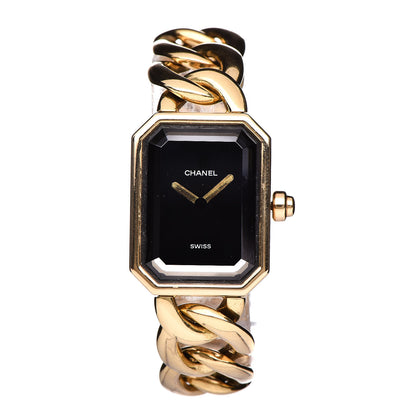 Chanel 18K Yellow Gold 20mm Chain Premiere Quartz Watch M 1 of 6