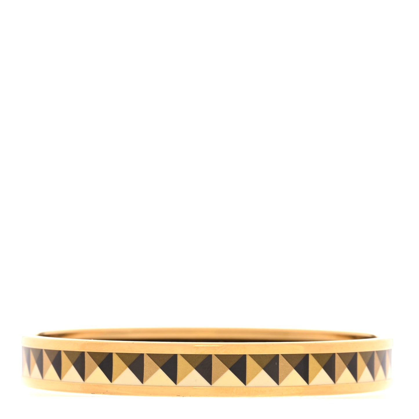 Enamel Printed Narrow Clous en Trompe l'Oeil Bracelet 65