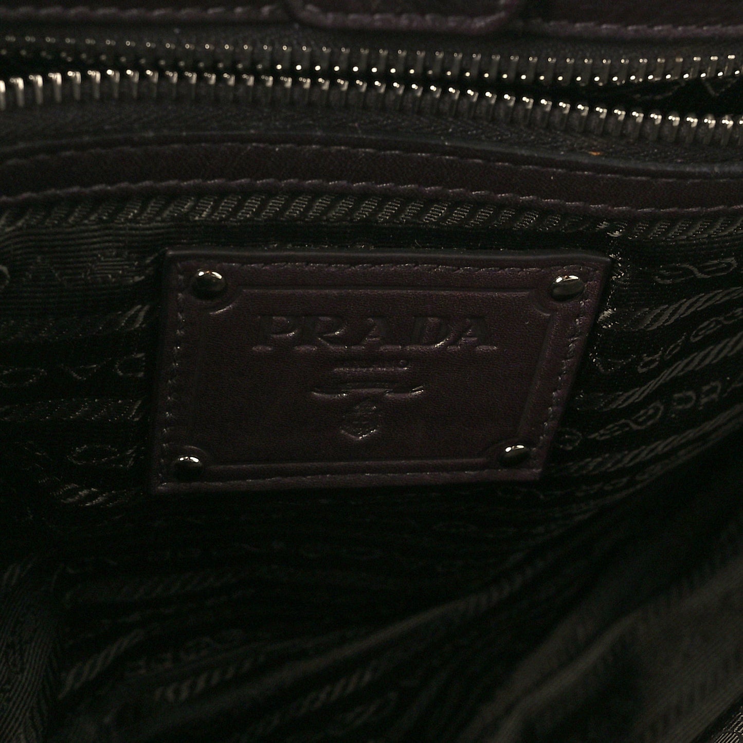 Soft Calfskin Shopping Tote Prugna