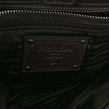Prada Soft Calfskin Shopping Tote Prugna 5 of 7