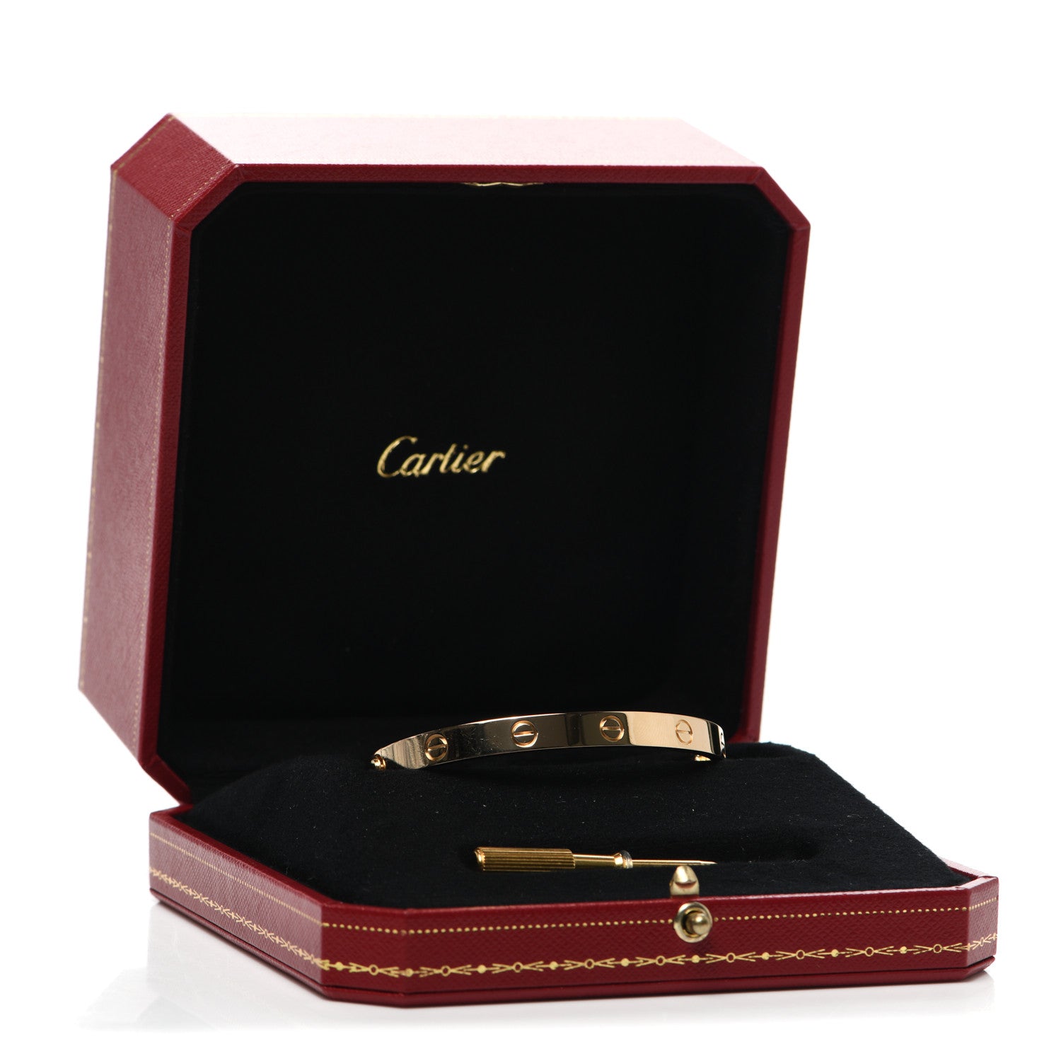 Cartier 18K Yellow Gold LOVE Bracelet 18 7 of 7