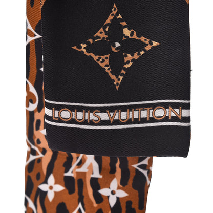 Louis Vuitton Silk Monogram Giant Jungle Bandeau Black 4 of 4