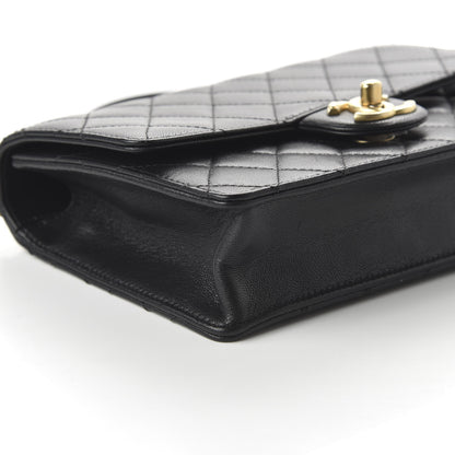 Chanel Lambskin Quilted Small Chic Pearls Flap Black 6 of 11