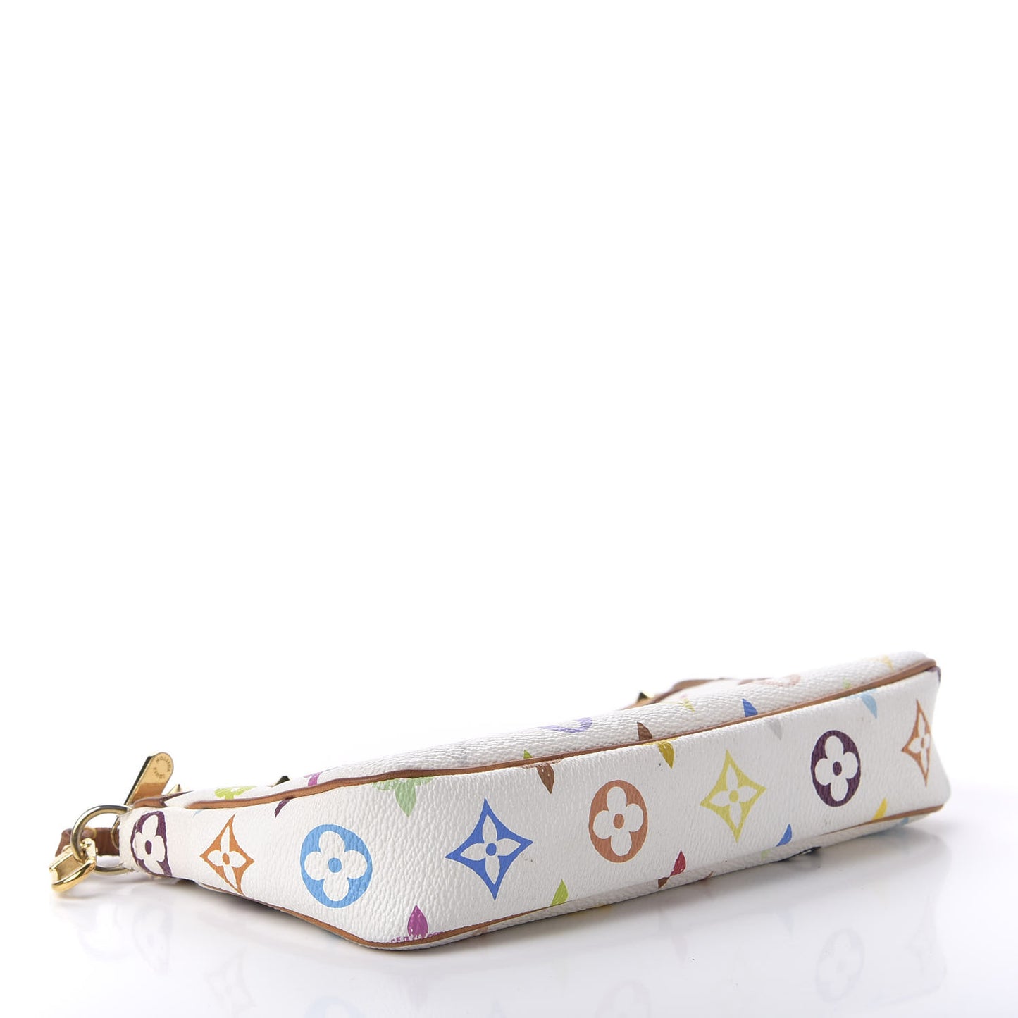 Monogram Multicolor Pochette Accessories White