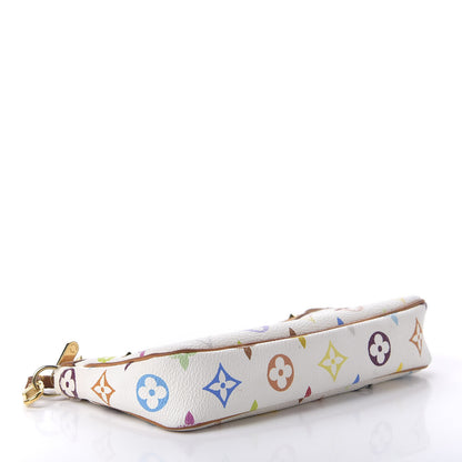 Louis Vuitton Monogram Multicolor Pochette Accessories White 4 of 11