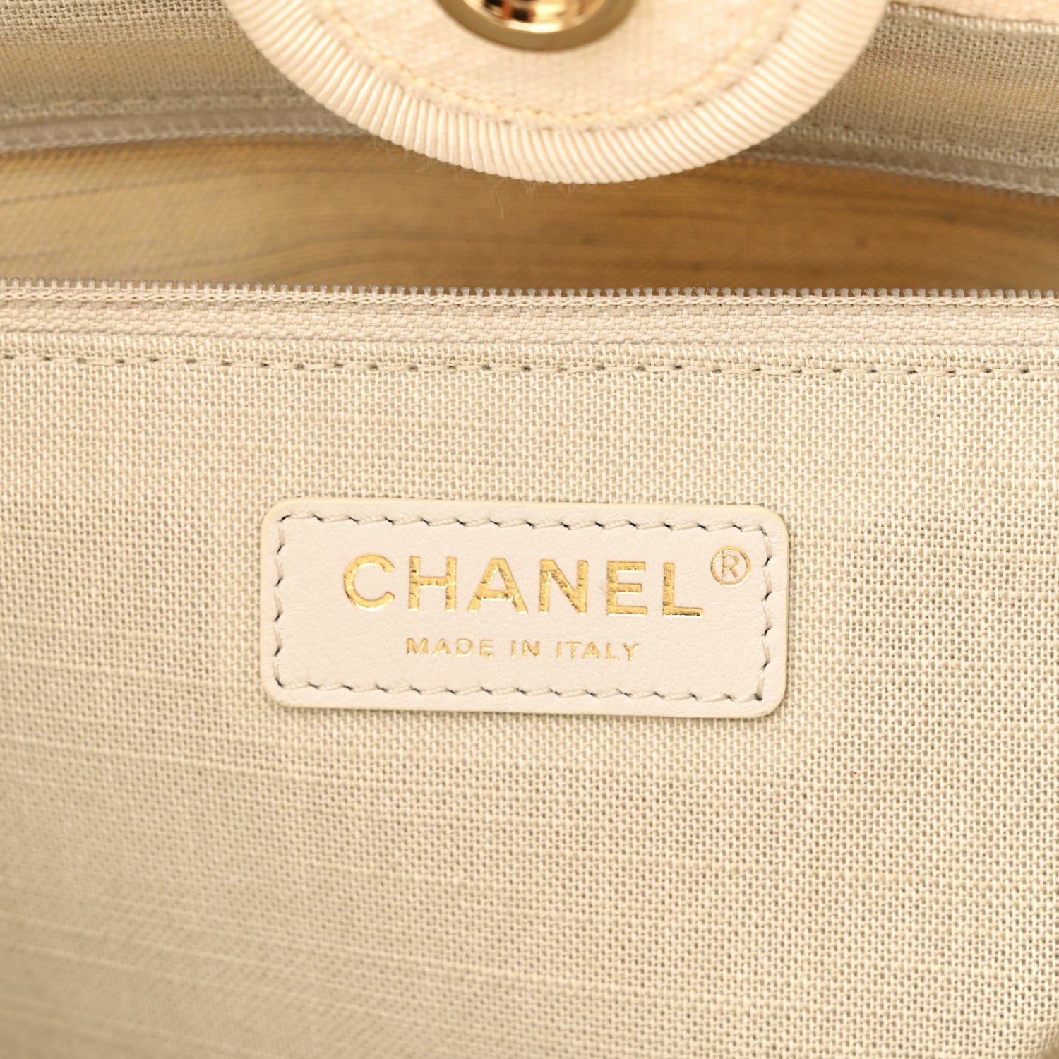 Chanel Mixed Fibers Small Deauville Tote White 8 of 14