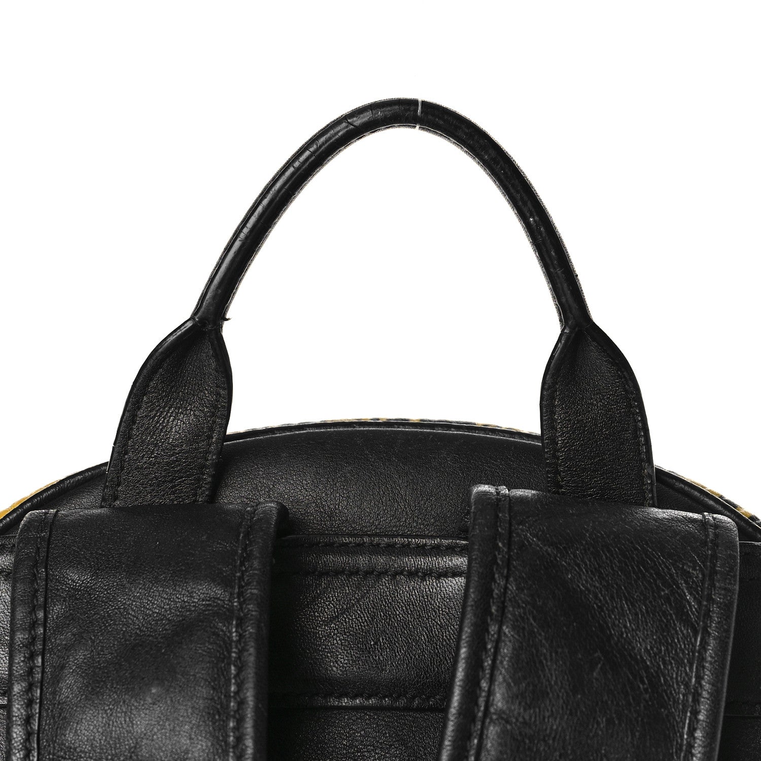 MCM Visetos Baroque Print Medium Stark Backpack Black Sahara 16 of 18